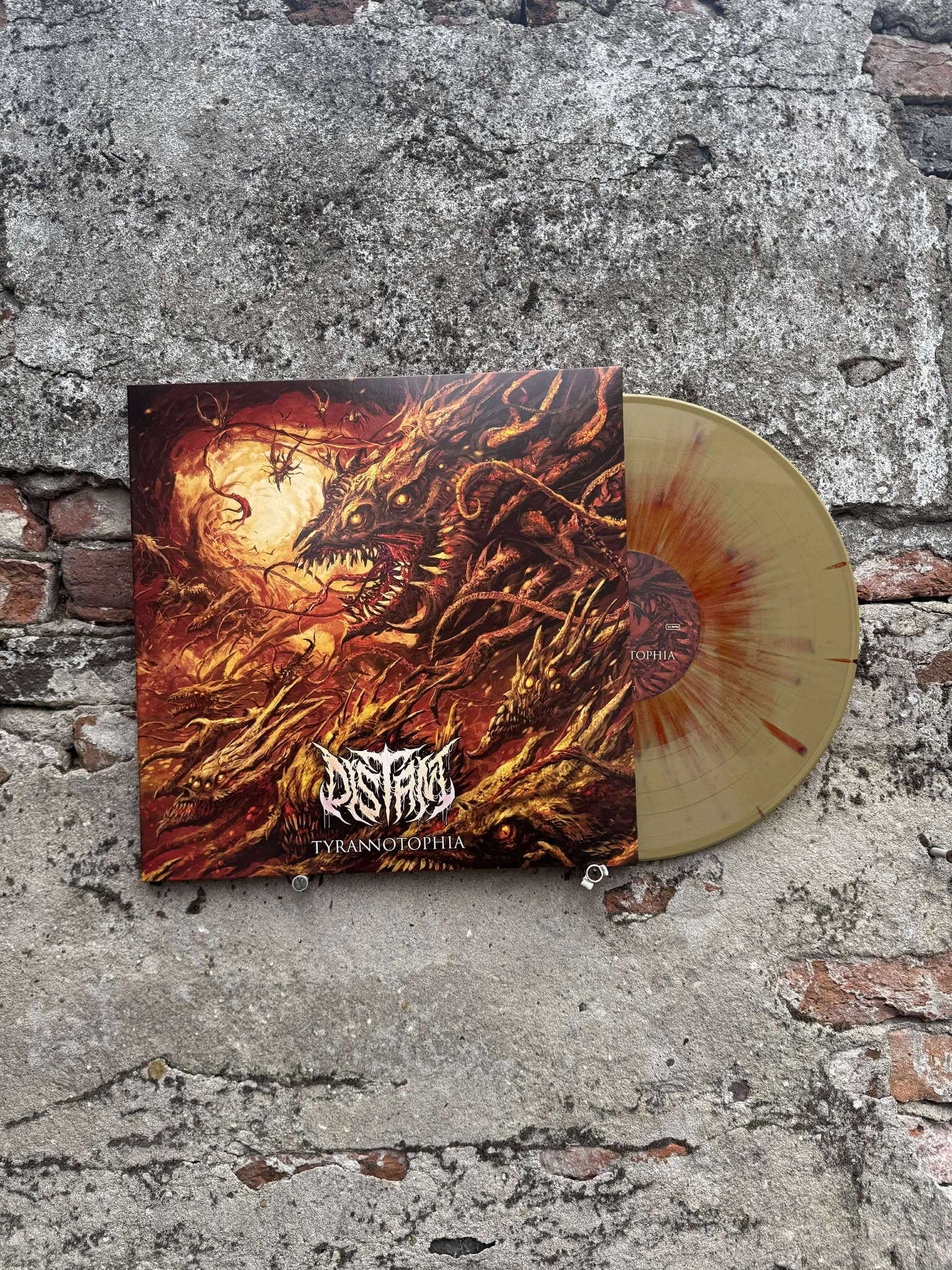 Vinyl 12” LP - “Tyrannotophia Redux” - Red Splatter - Image 3